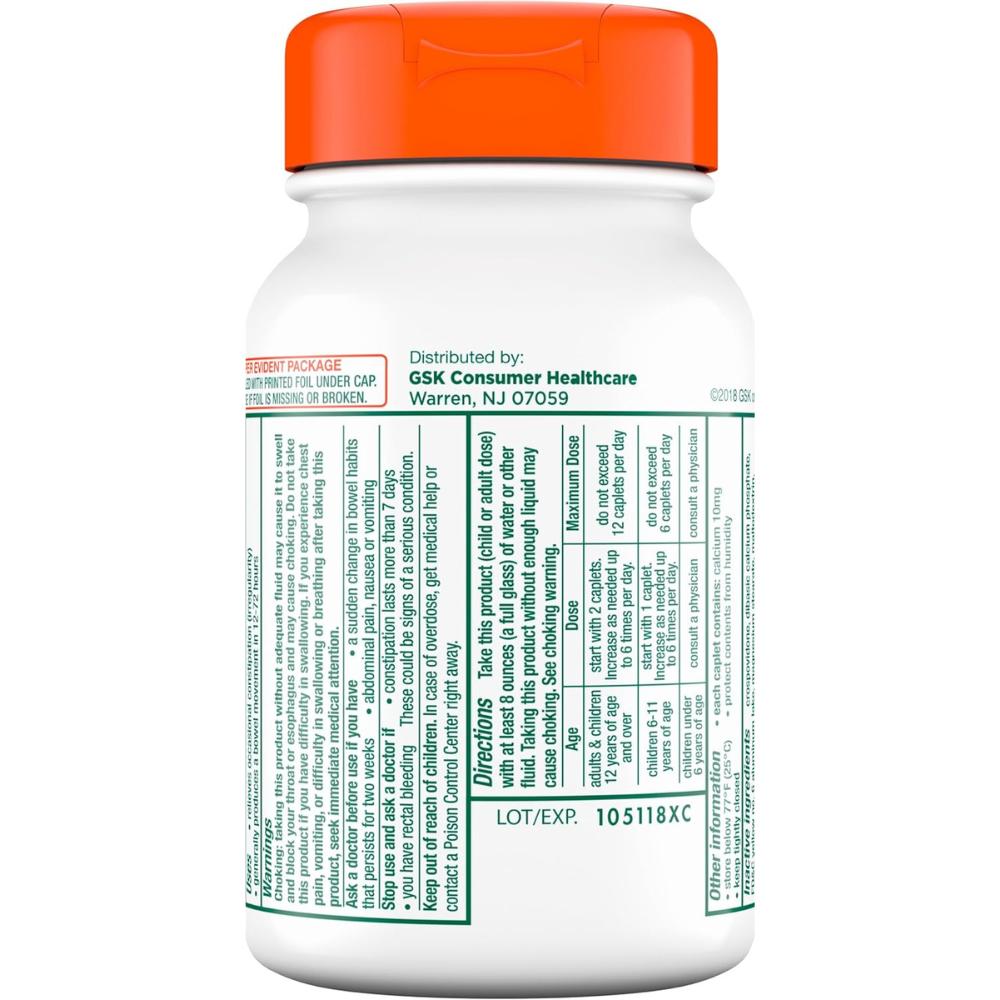 CAPLETS FIBER THERAPY FOR OCCASIONAL CONSTIPATION RELIEF