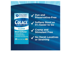 Thumbnail for Colace Clear Soft Gels 50MG