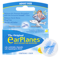 Thumbnail for EarPlanes, the original pressure preventing earplug, ADULT