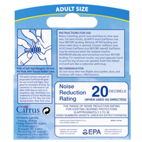 Thumbnail for EarPlanes, the original pressure preventing earplug, ADULT