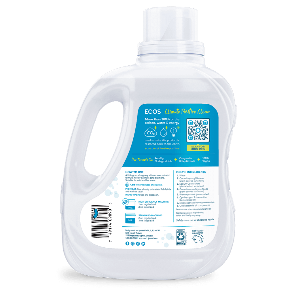 Hypoallergenic Laundry Detergent – Lemongrass