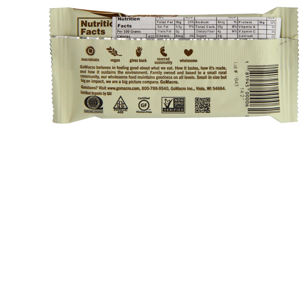 Peanut Butter Chocolate Chip Bar