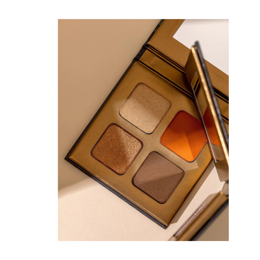 INIKA Organic Quad Eyeshadow Palette (Sunset)