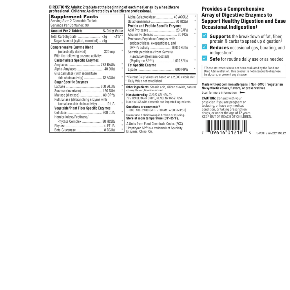 Ther-Biotic Vital-Zymes (Chewables)