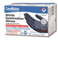 Thumbnail for Nitrile Examination Gloves Latex Free & Powder Free Medical Grade Medium