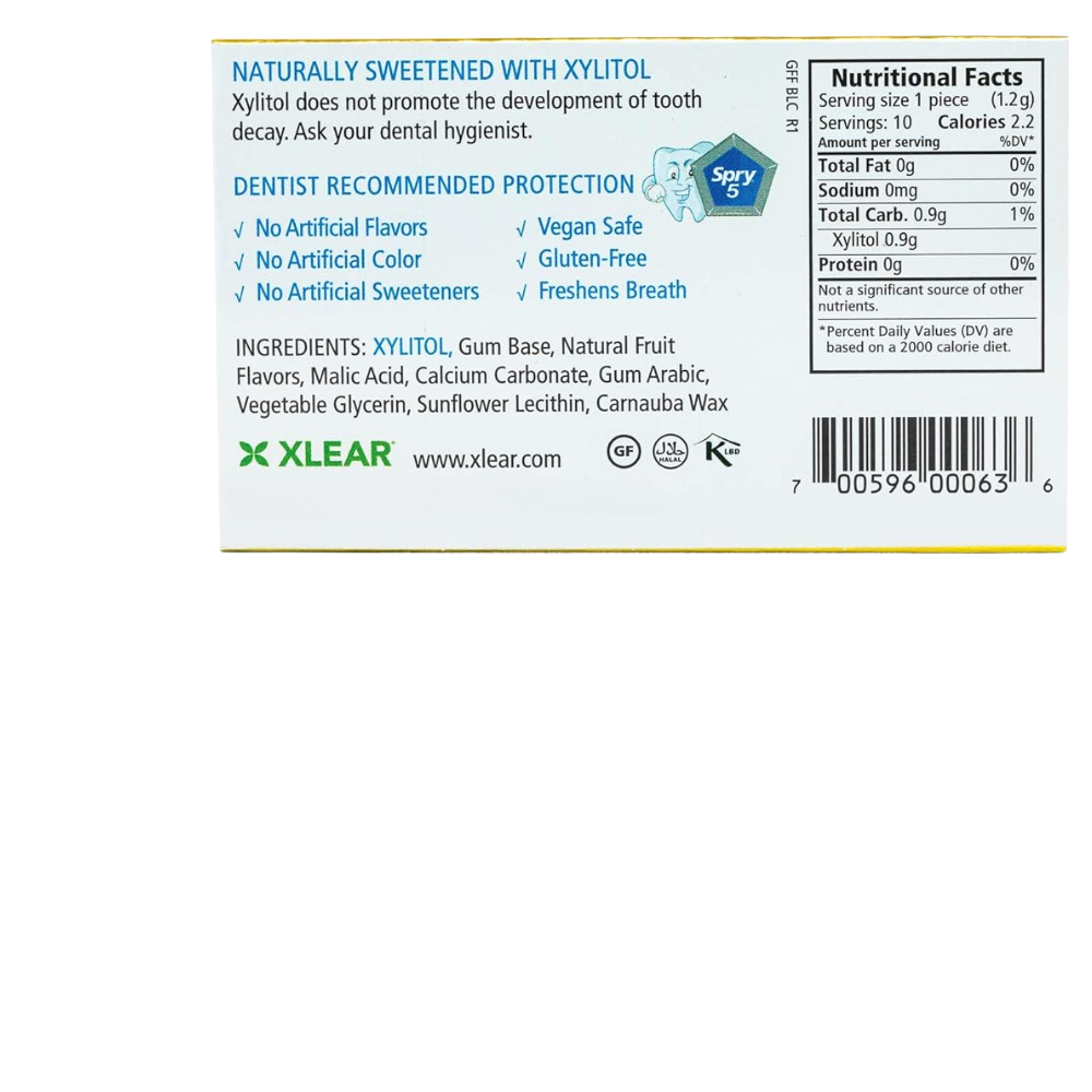 Natural Xylitol Fruit Gum