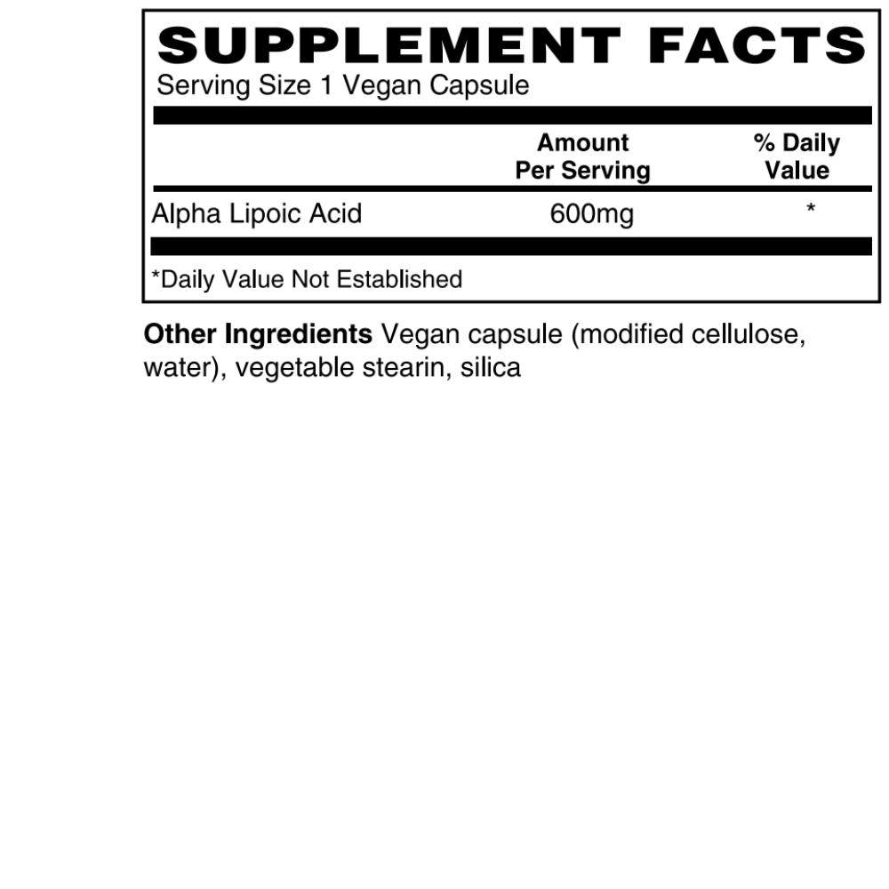 ALPHA LIPOIC ACID 600 MG