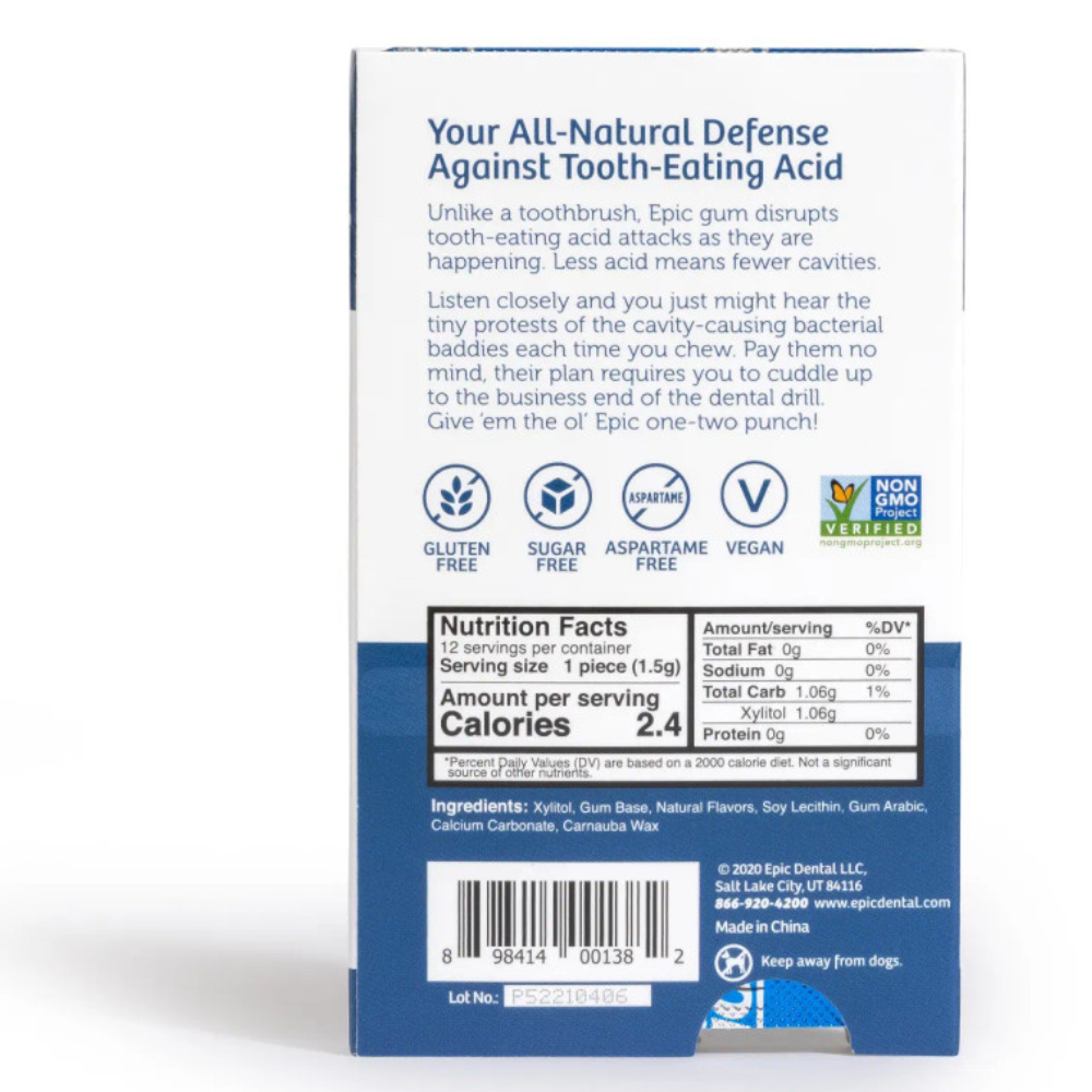 Peppermint Xylitol Gum