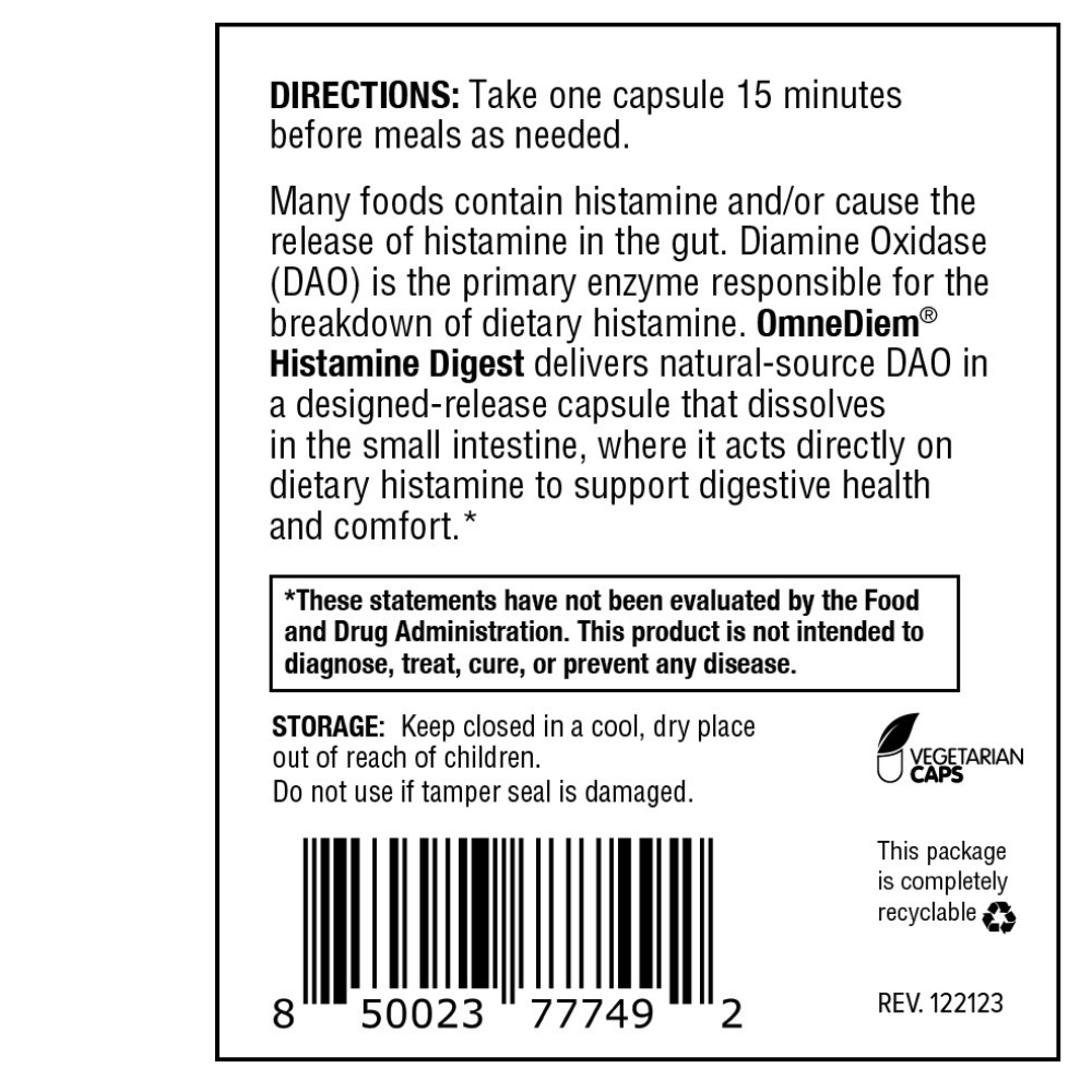 Histamine Digest with DAO