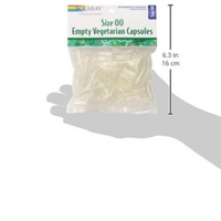 Thumbnail for SOLARAY Empty Vegetarian Capsules, Size 00
