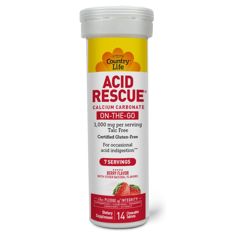Acid Rescue Calcium Carbonate - Berry Flavor