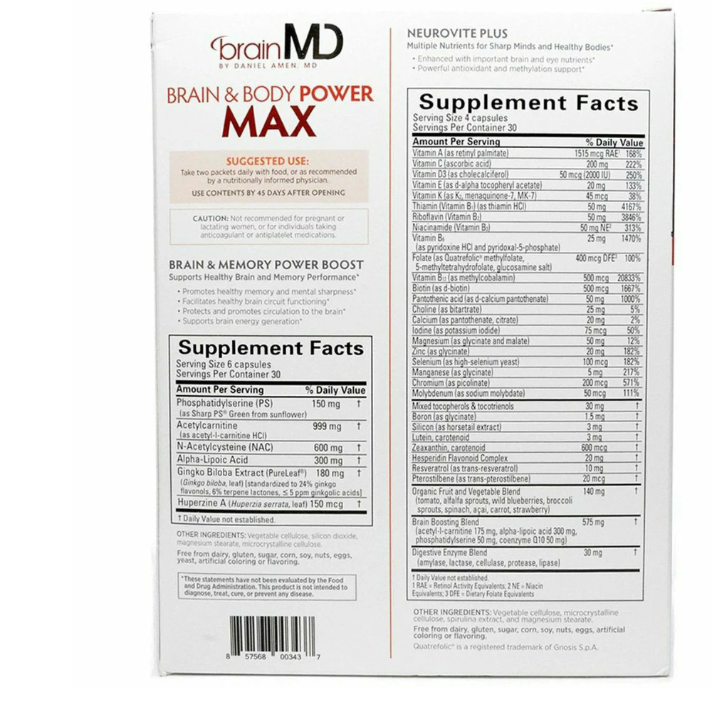 BRAIN & BODY POWER MAX