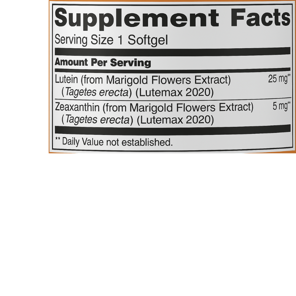 Lutein & Zeaxanthin Softgels