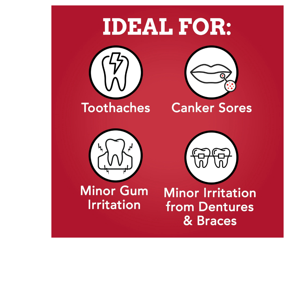 Orajel 2X Medicated Toothache & Mouth Sores Liquid