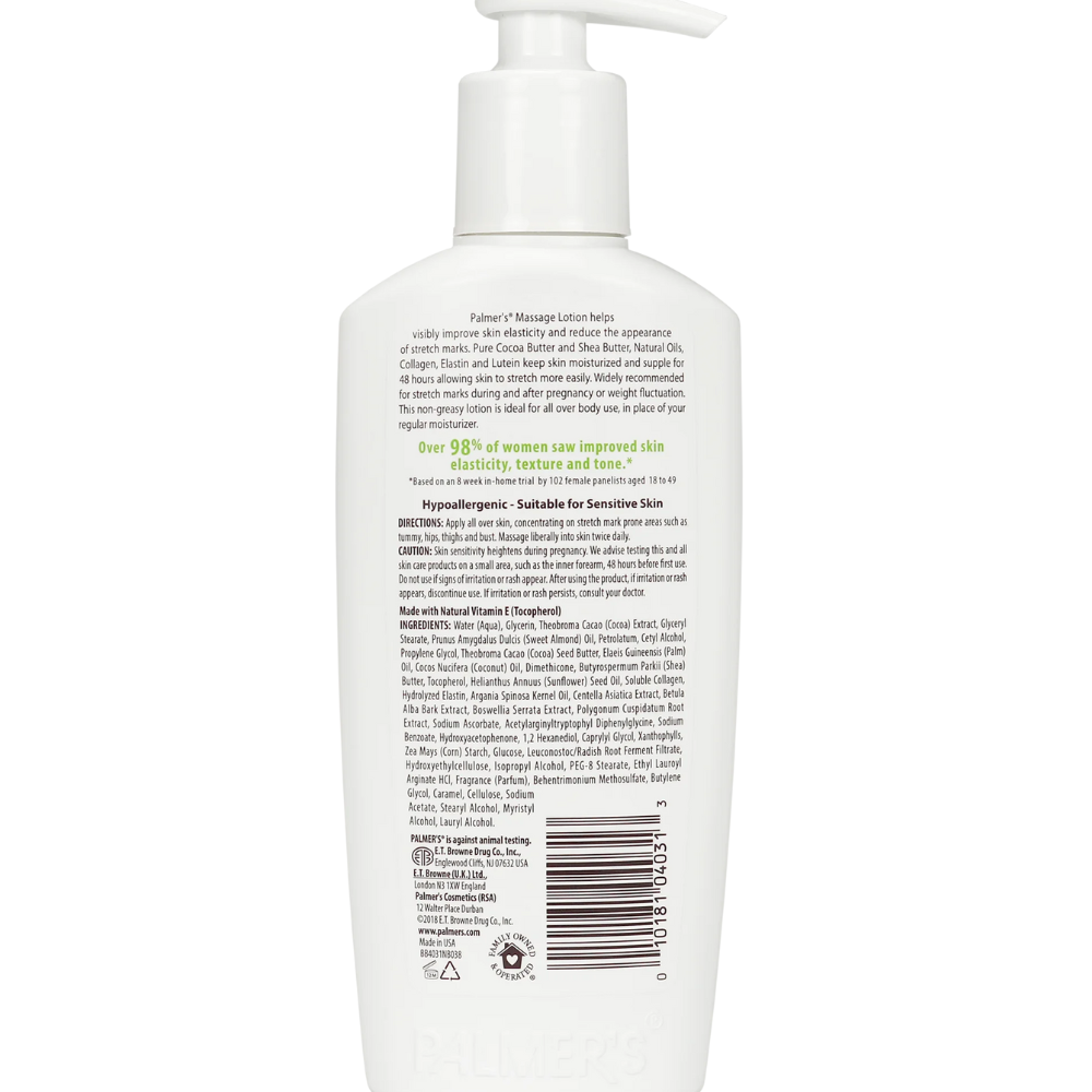 Cocoa Butter Massage Lotion for Pregnancy Stretch Marks