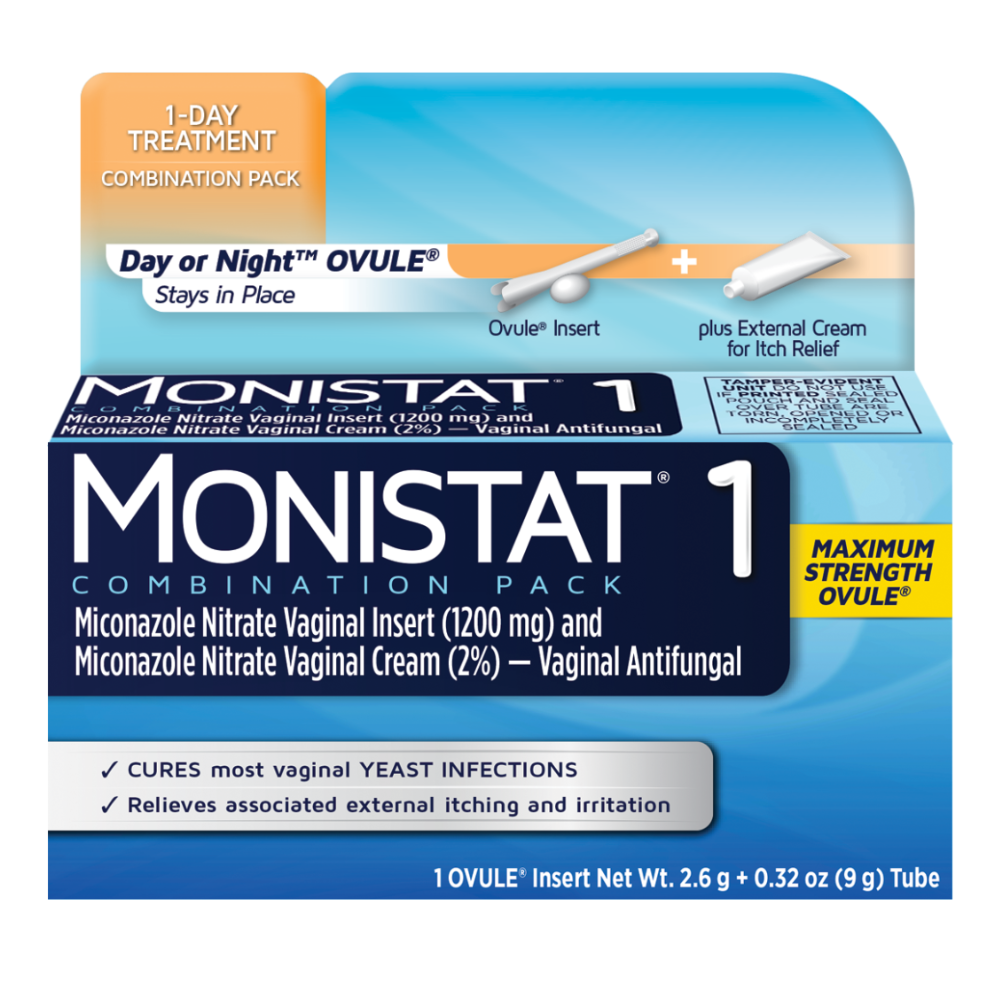 MONISTAT 1-Day Treatment Combination Pack