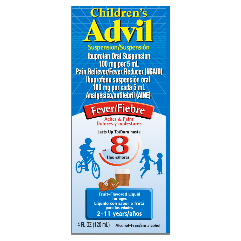 Children's Advil Suspension Fruit Flavor