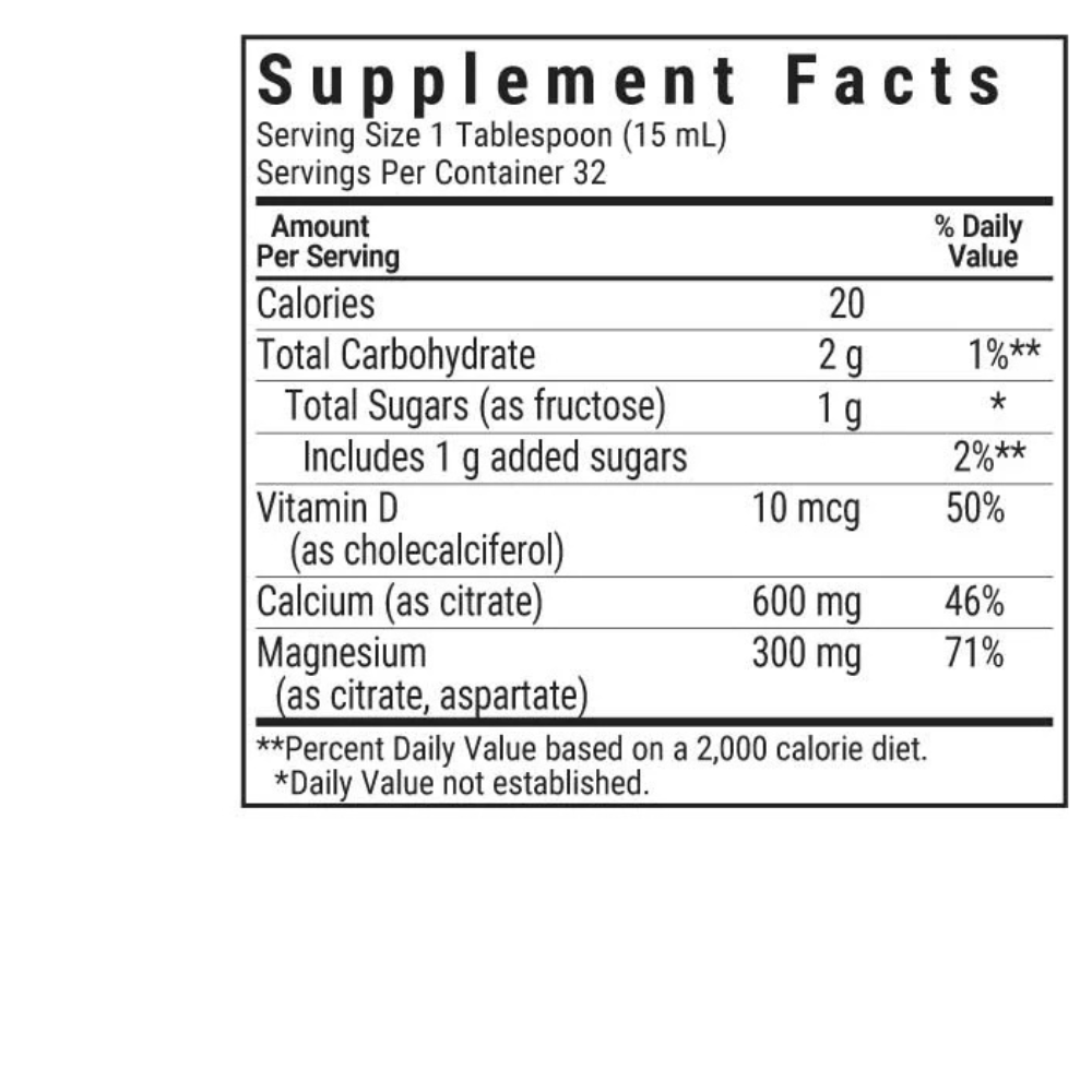 LIQUID CALCIUM MAGNESIUM CITRATE & VITAMIN D3
