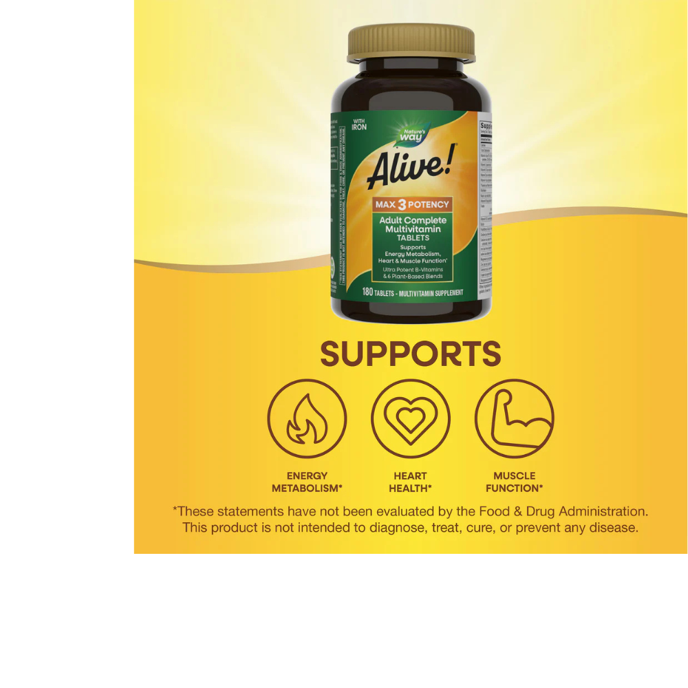 Alive! Max3 Potency Adult Complete Multivitamin