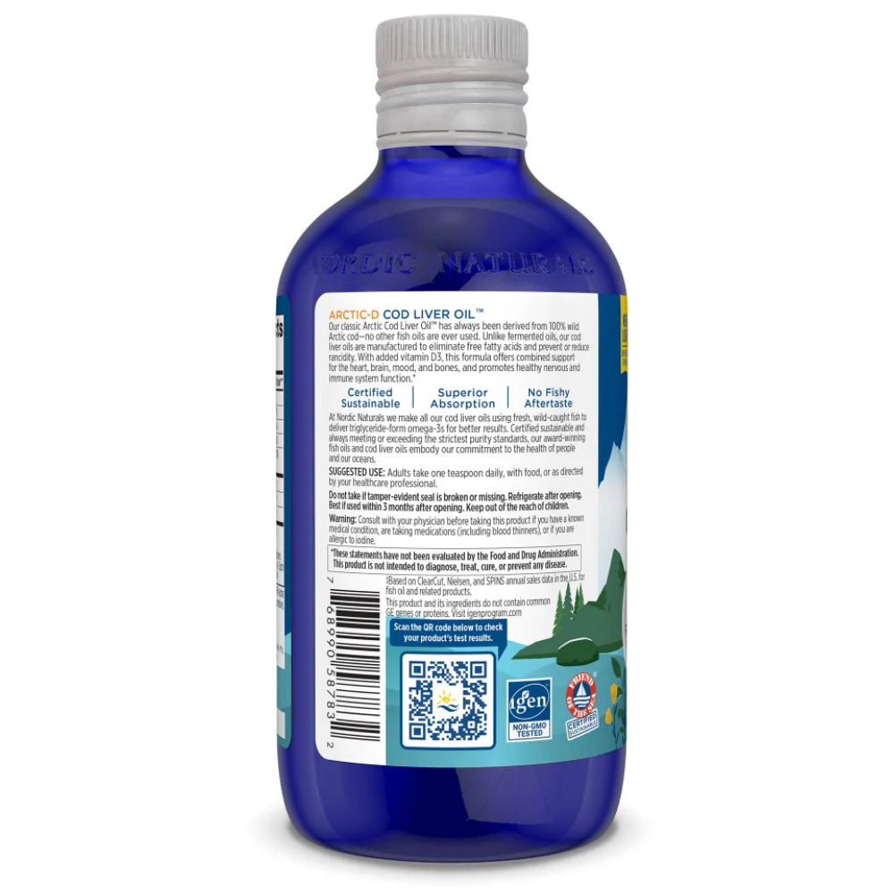 Arctic-D Cod Liver Oil, Lemon