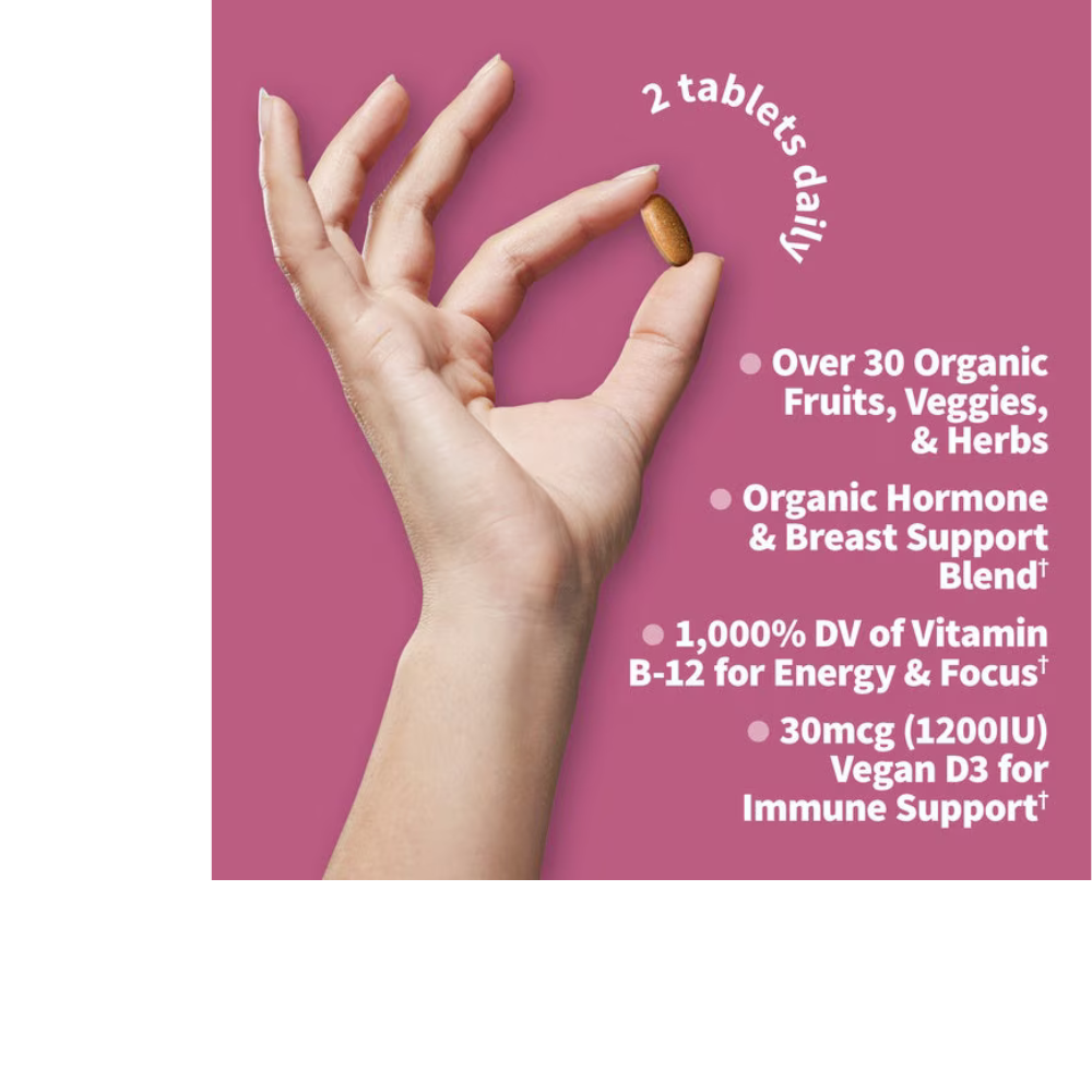 Organics Women's 40+ Multi Tablets