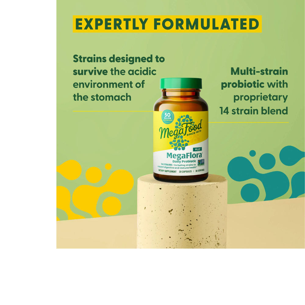 MegaFlora Probiotic Plus - 14 Strains - 50 Billion live cultures