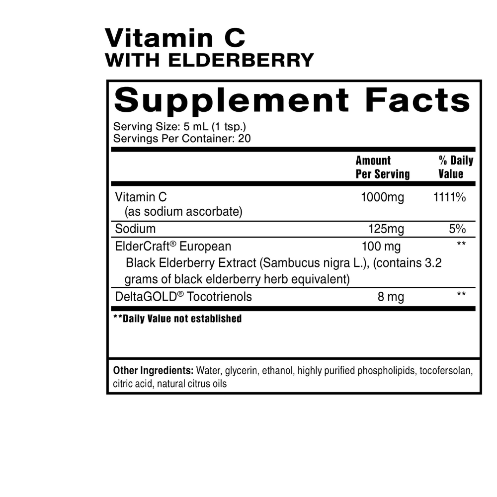 Liposomal Vitamin C+ Elderberry