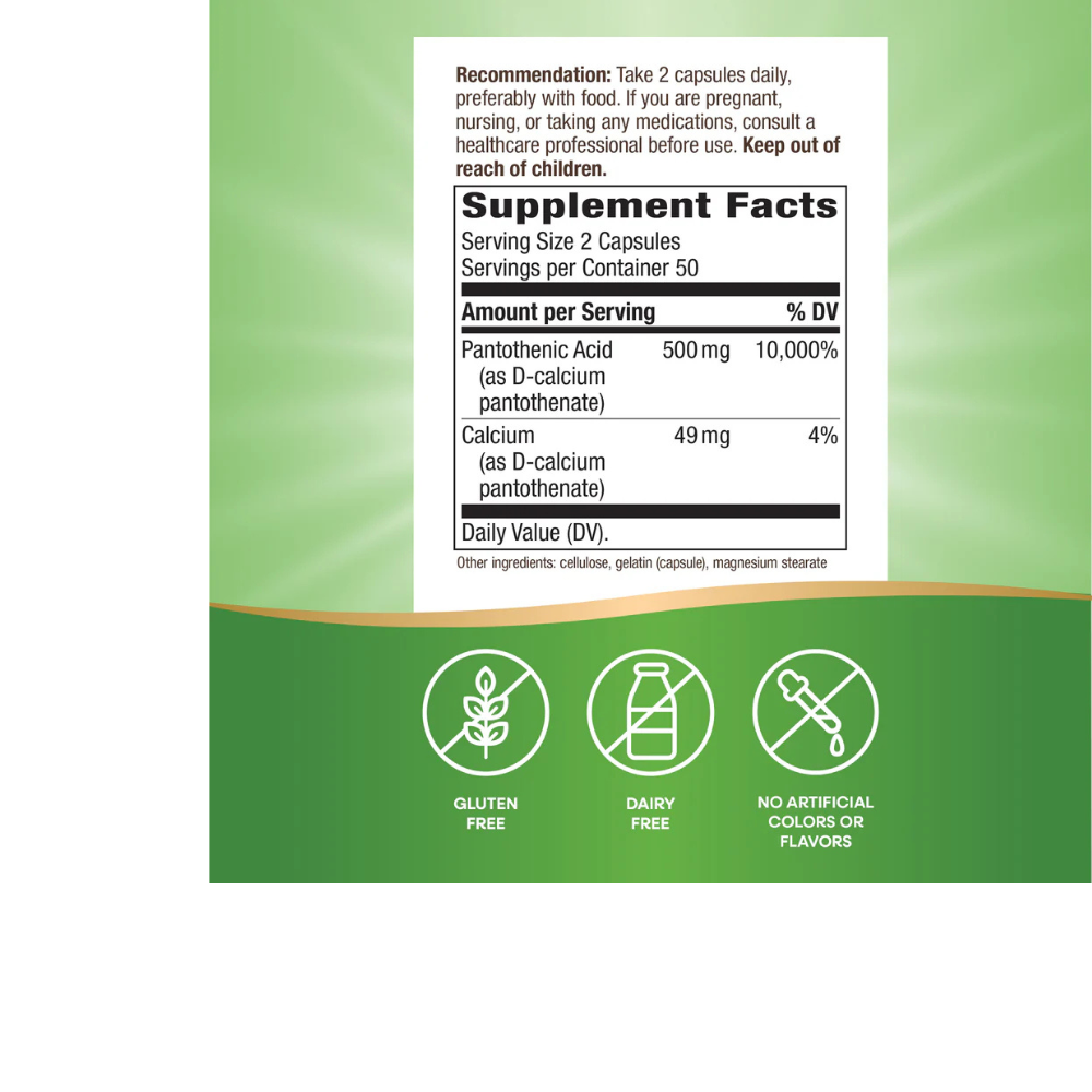 Pantothenic Acid Vitamin B5