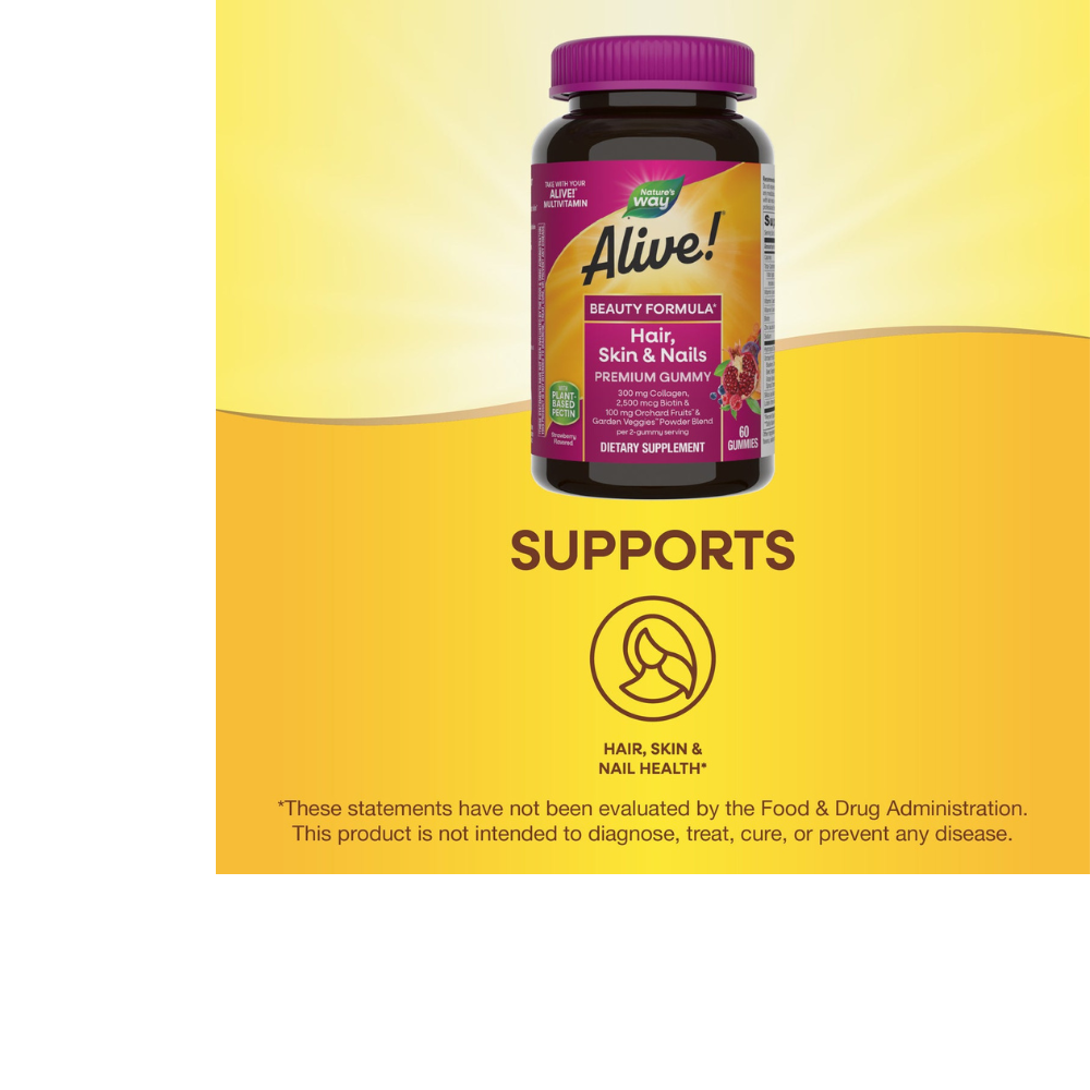 Alive! Hair, Skin & Nails Premium Gummies