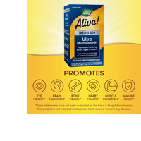 Thumbnail for Alive! Men's 50+ Ultra Multivitamin