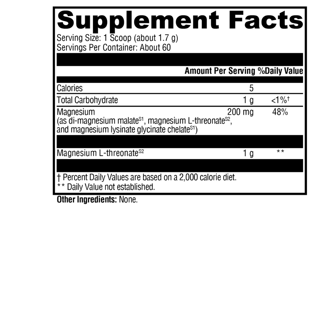 OptiMag Neuro Unflavored, 60 Servings
