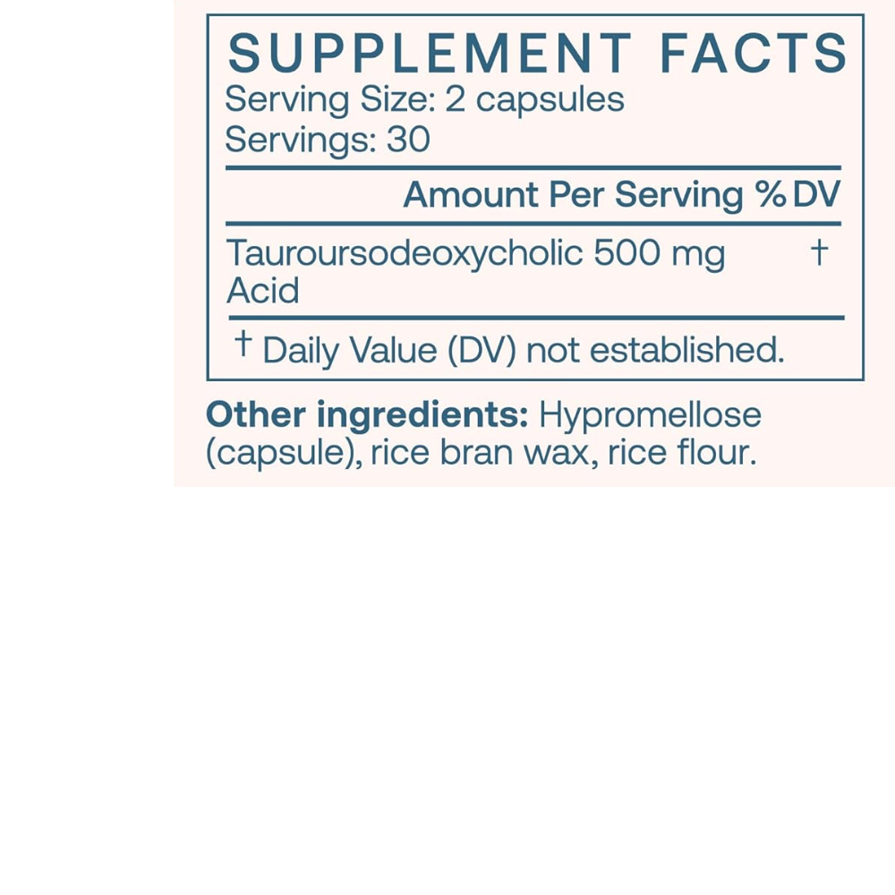TUDCA (Tauroursodeoxycholic Acid) Supplement