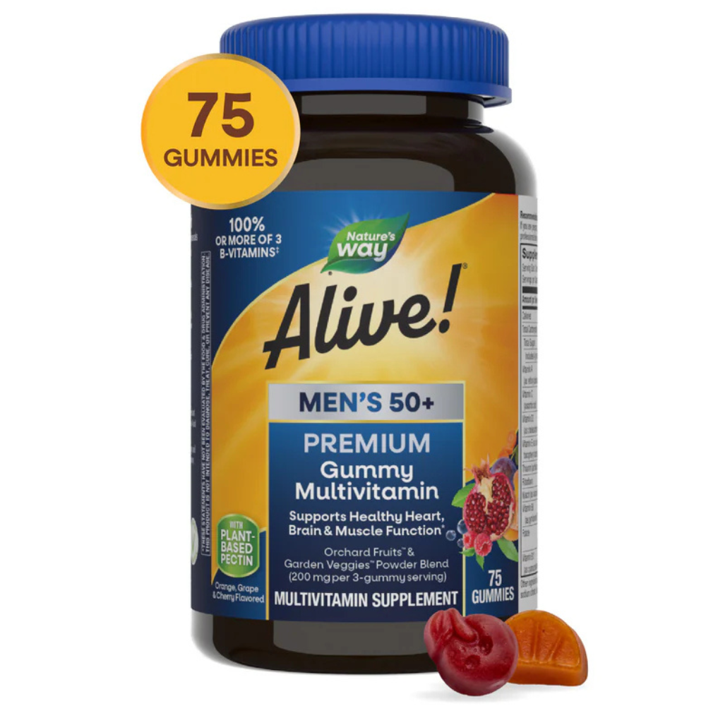 Alive! Premium Men’s 50+ Gummy Multivitamin