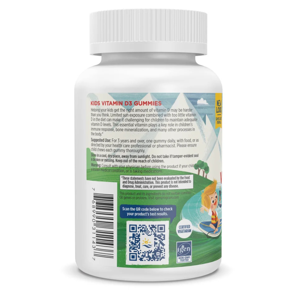 Kids Vitamin D3 Gummies, Watermelon