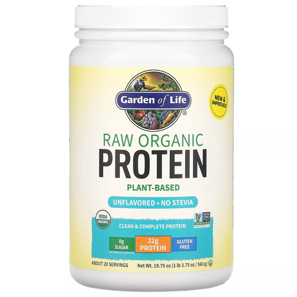 Raw Organic Protein Powder - Unflavored