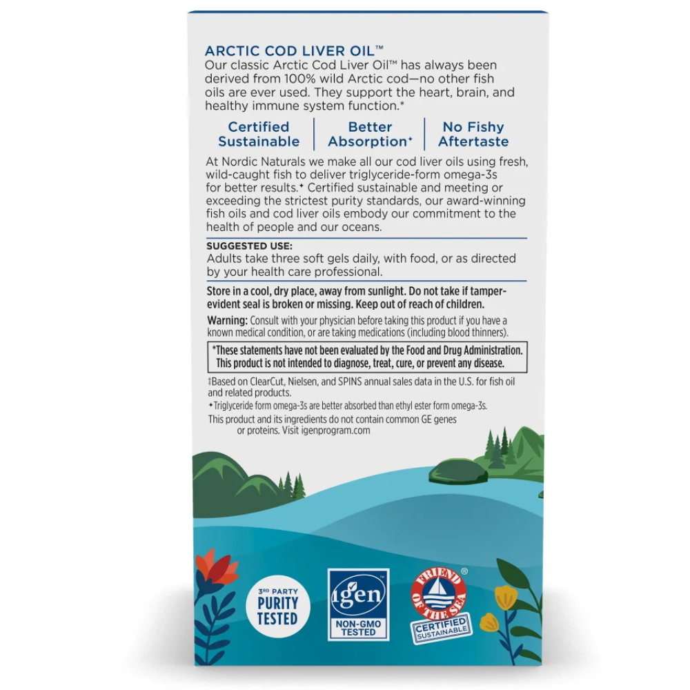 Arctic Cod Liver Oil 1000Mg