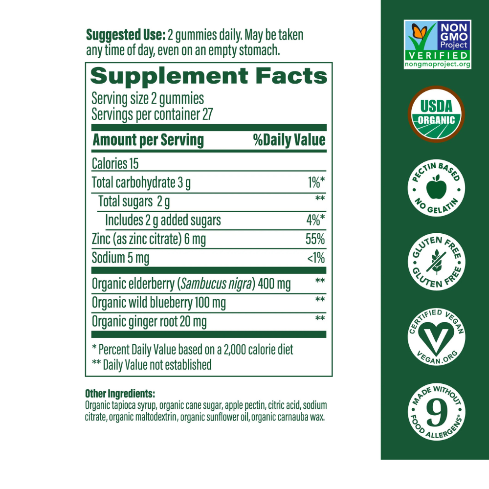 Elderberry Immune Support Gummies