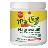 Thumbnail for Relax + Calm Magnesium Powder - Raspberry Lemonade Flavor