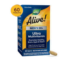 Thumbnail for Alive! Men's 50+ Ultra Multivitamin
