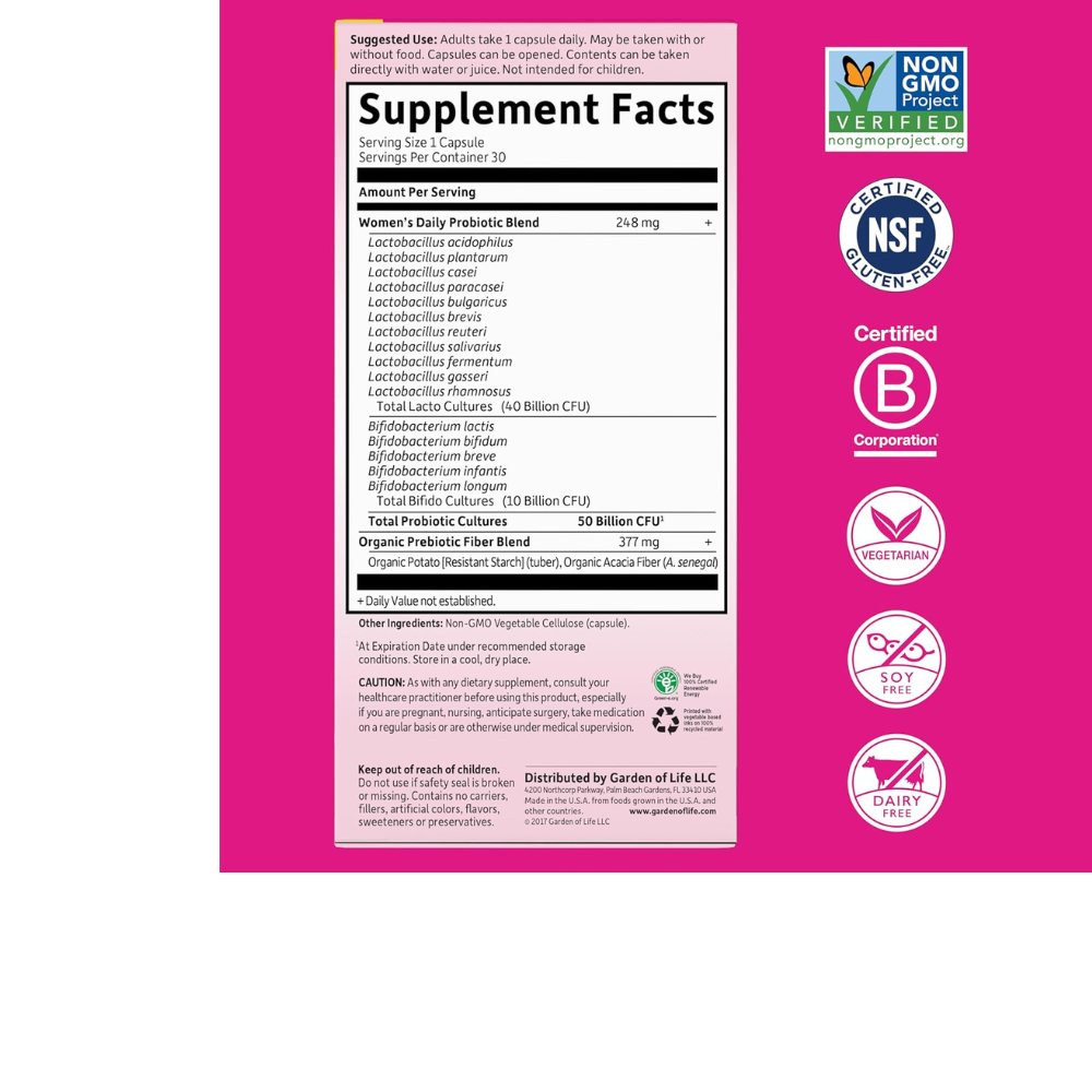 Dr. Formulated Probiotics Once Daily Women's Shelf-Stable