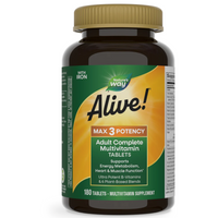 Thumbnail for Alive! Max3 Potency Adult Complete Multivitamin