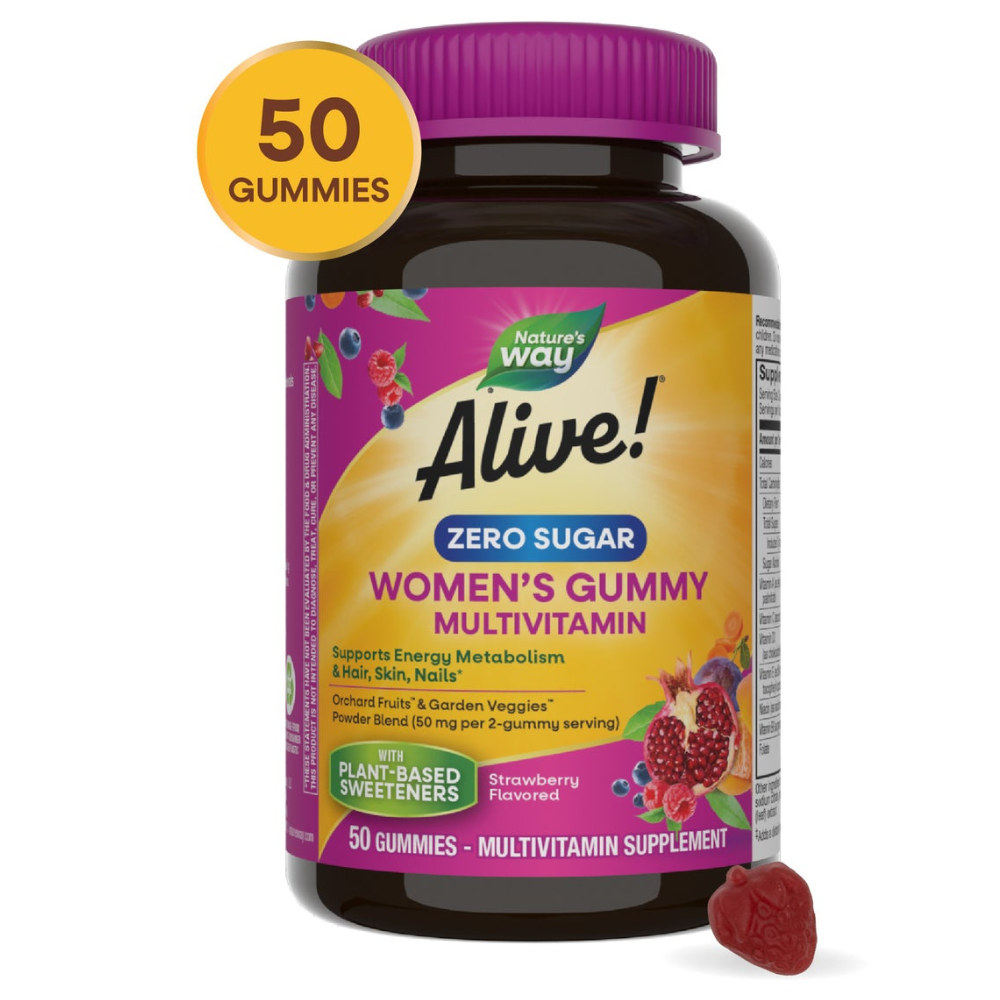 Alive Zero Sugar Women's Gummy Multivitamin