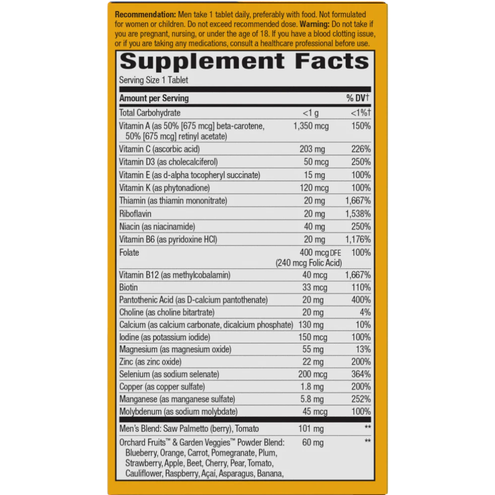 Alive! Men’s Ultra Multivitamin