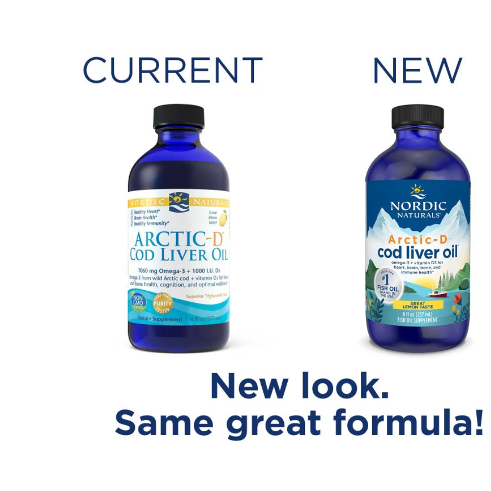 Arctic-D Cod Liver Oil, Lemon