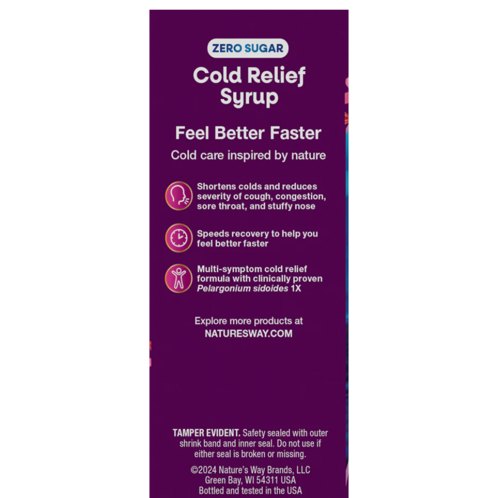 Umcka Zero Sugar Cold Relief Syrup