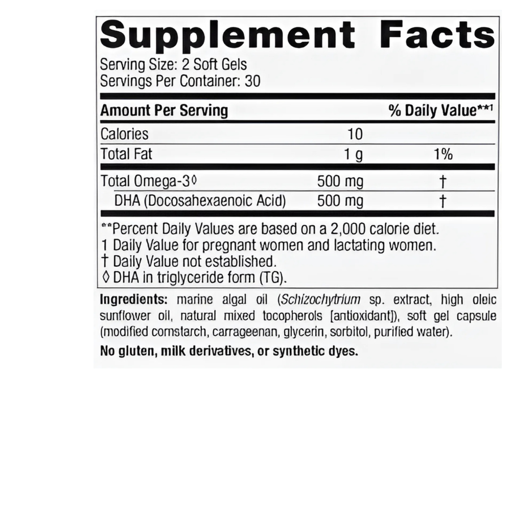 Vegan Prenatal DHA