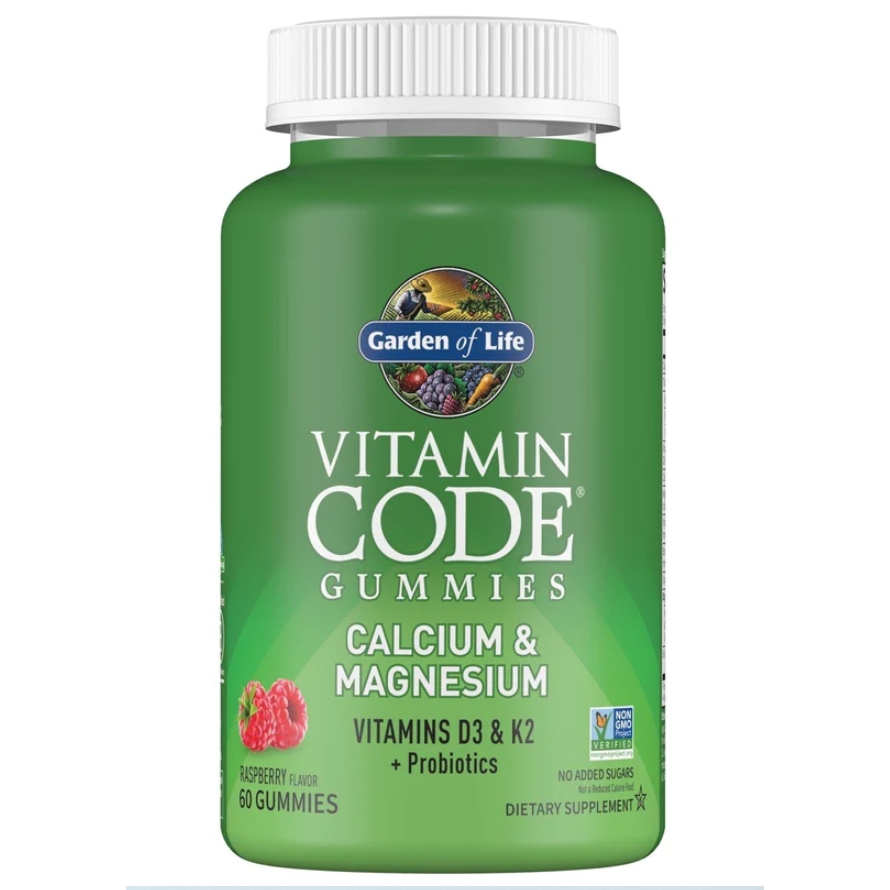 Calcium & Magnesium Raspberry - Garden of Life