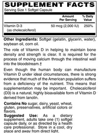 Thumbnail for Vitamin D-3 2000 IU