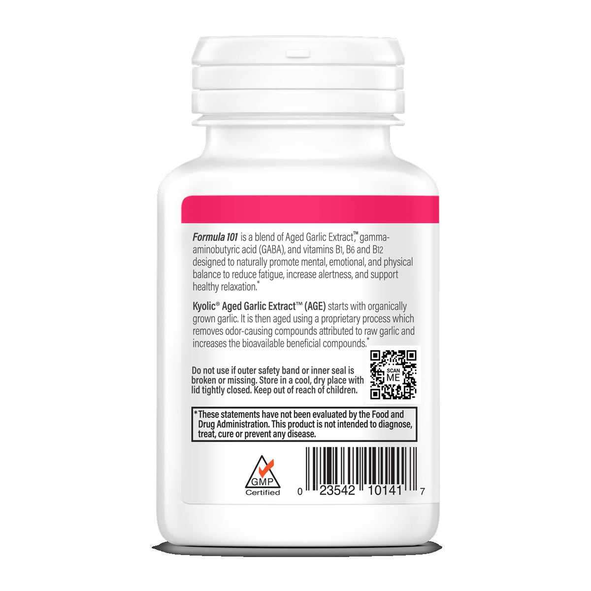 Aged Garlic Extract Formula 101 Stress & Fatigue Relief