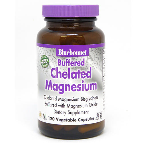 Albion Buffered Chelated Magnesium - Bluebonnet